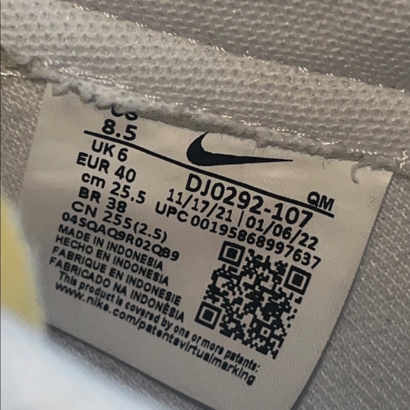 Nike women’s Blazer Low Platform 'White Game Royal' size 8.5 - Picture 6 of 7